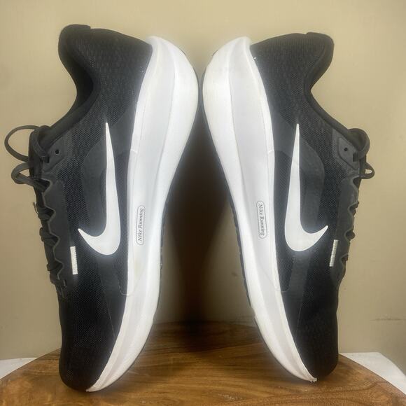 Nike Downshifter 13 Extra Wide Black White Mens Size 14 Running Shoes FJ1284-001 - Picture 6 of 12